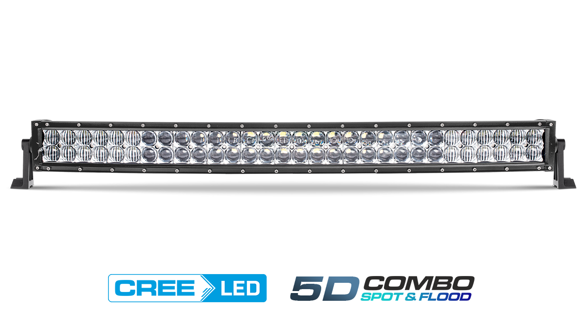 LED Bar 30" (81cm) Curved 180W 5D - Shark