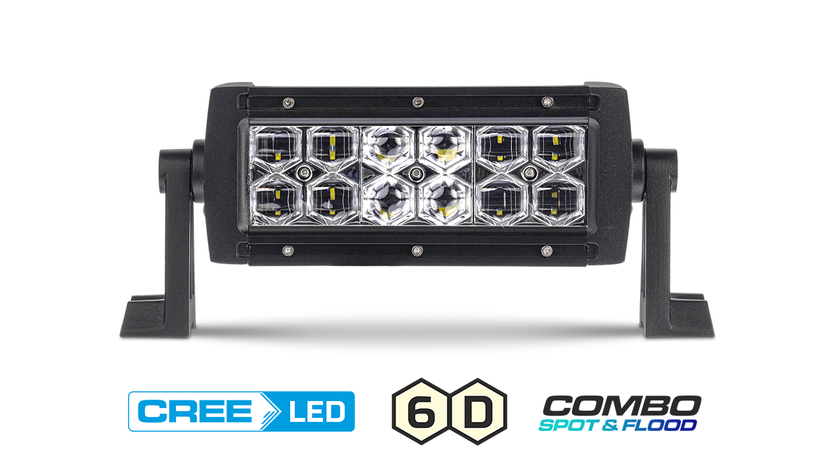 LED Bar 7,5" (19 cm) 6D 36W - Shark