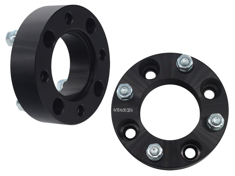 ATV Wheel Spacers TGB / CF MOTO 38mm - M10x1.25 - Black - Pair