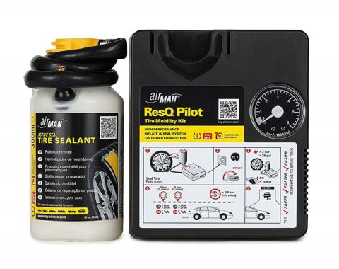 Kompresor s tesnilom za pnevmatike - Airman ResQ 12V + 300ml