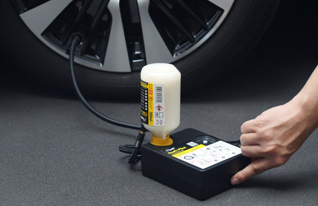 AirMan ResQ 12V Tire Repair Compressor with Sealant (300 ml)