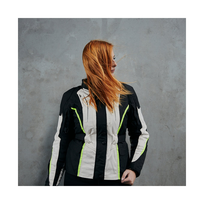 Motoristična jakna OZONE Sahara Črna - Ženska