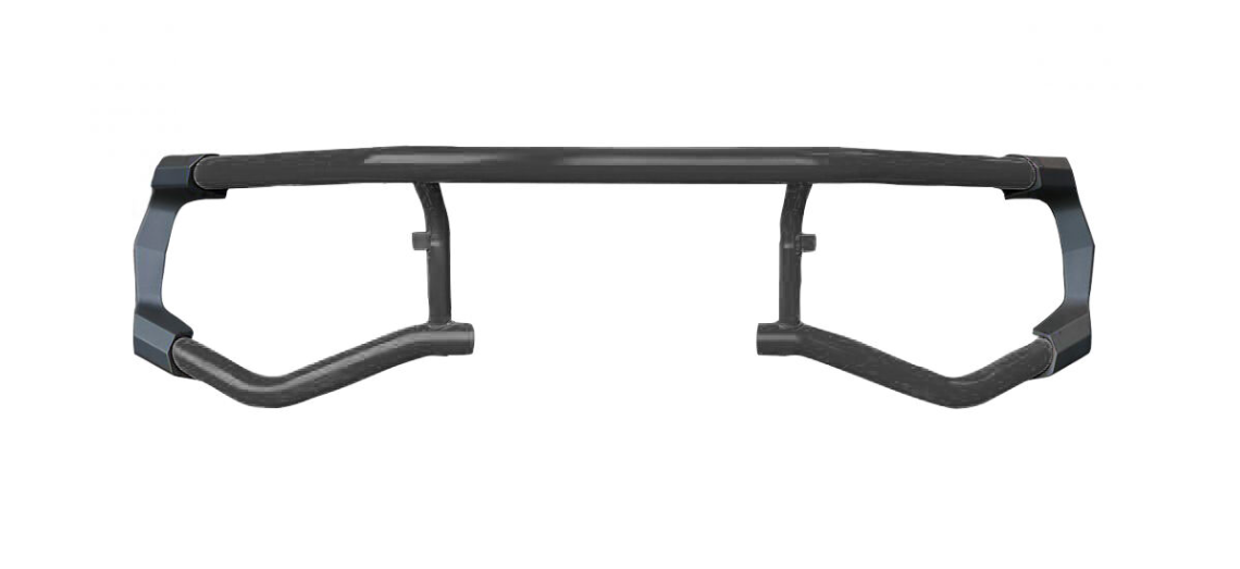 Rear Protection Bumper Steel Black - TGB