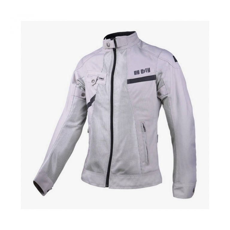 Motoristična jakna BY CITY Summer Route Krem - Ženska
