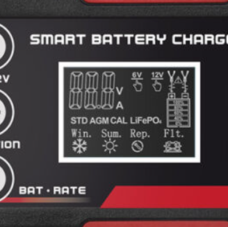 Polnilec za Akumulatorje SHARK CI-4000 Li-ION, AGM, GEL - XWAY