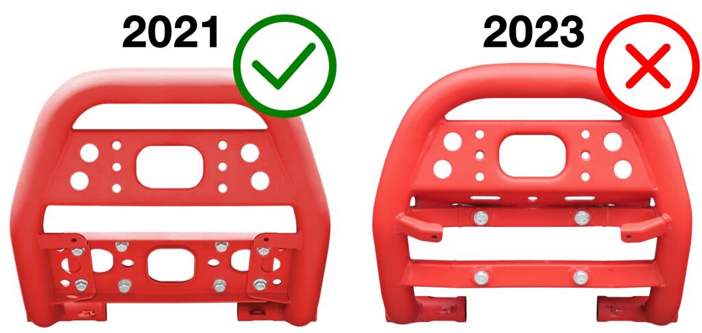 Odbijač spredaj - Segway AT6 Črn