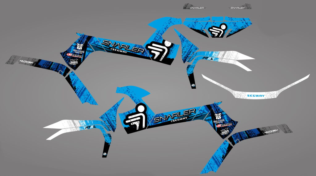 Segway AT6 Graphic Set ( modra ) - XWAY