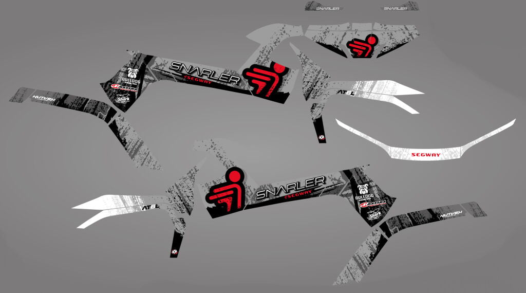 Segway AT6 Graphic Set ( rdeča ) - XWAY