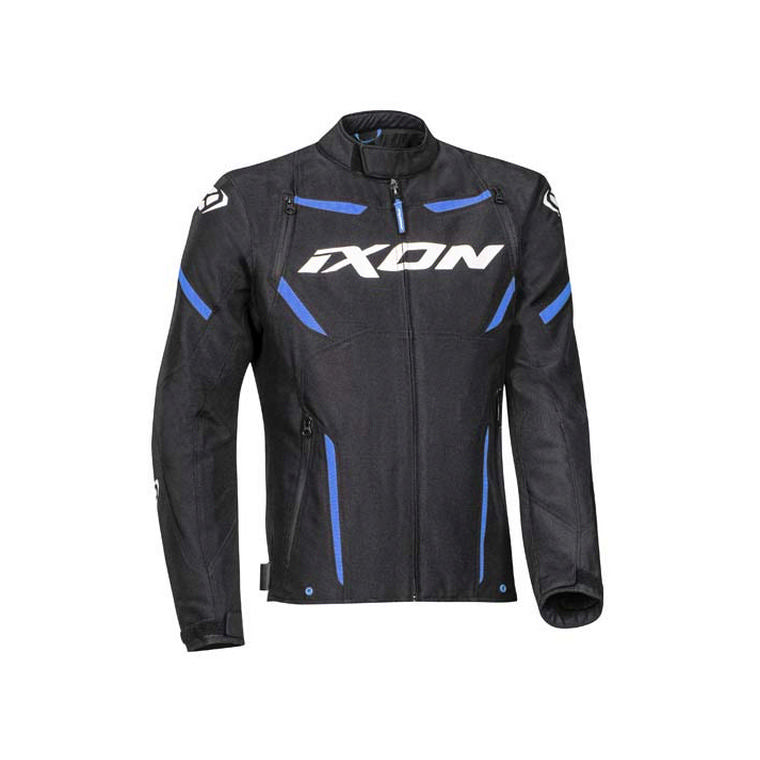 Motoristična jakna Ixon Striker Črna/Modra - Moška