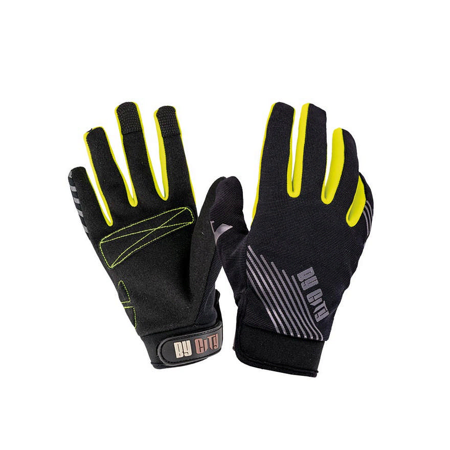 Motoristične Rokavice BY CITY Moscow Fluo - Moške