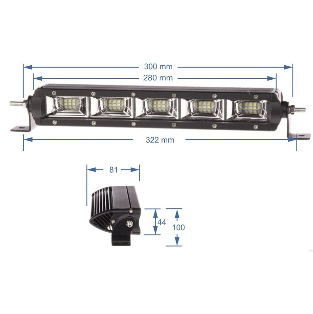 LED BAR 11'' (28cm) - 50W - XWAY