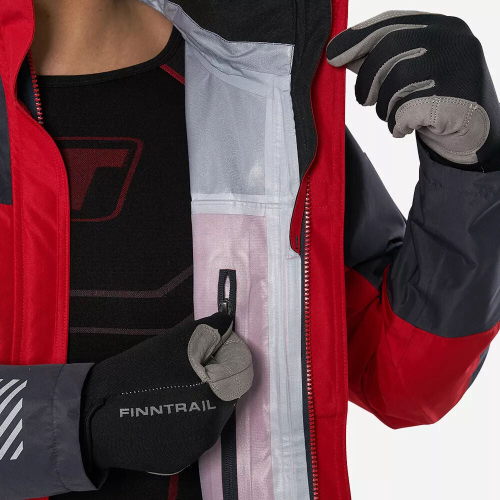 Finntrail jakna - Mudway Red