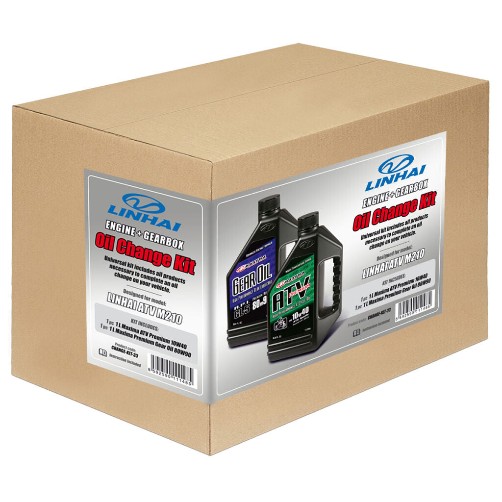 Komplet za menjavo olja + menjalnik - LINHAI M210 - XWAY