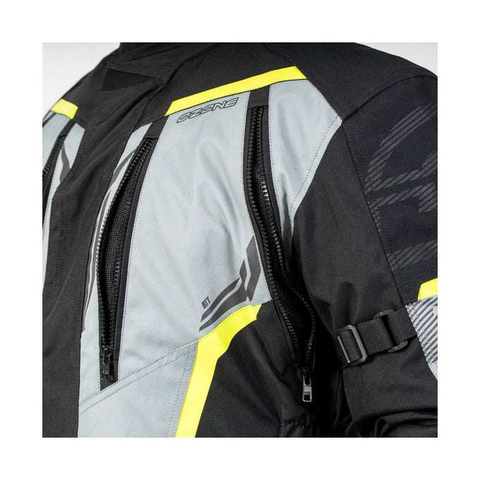 Motoristična jakna OZONE TOUR III Siva- Moška