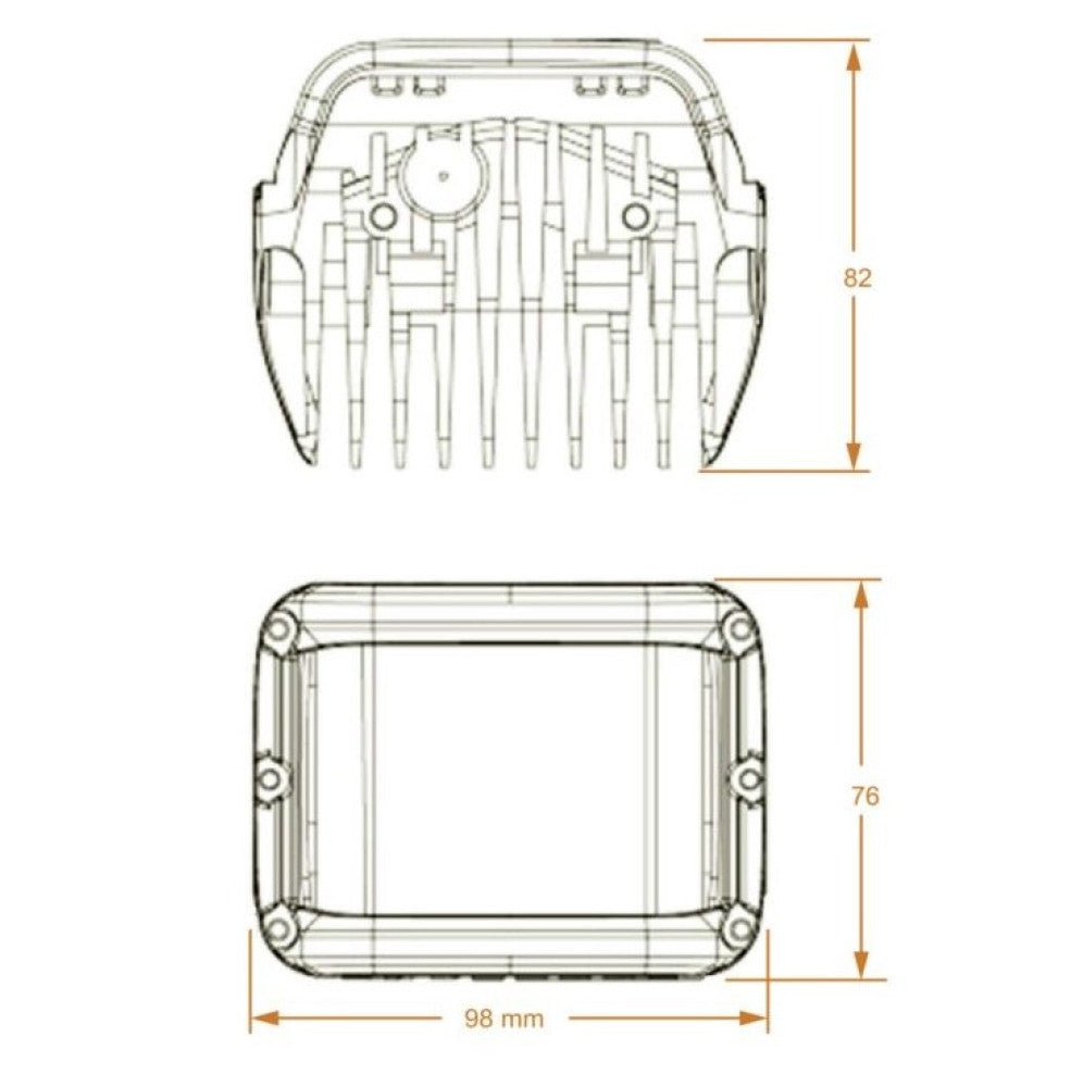 PAR LED LUČI - 2 X 24W - 180 Stopinj - XWAY