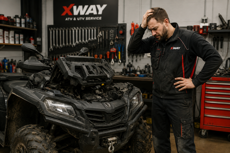 ATV ne vžge? Najpogostejši razlogi in kako najti napako