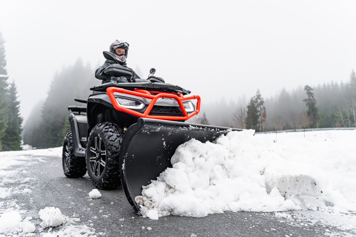 Snežni plug kovinski s hitrim vpetjem 132cm