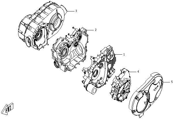 Crankcase Assembly / CFMOTO 500