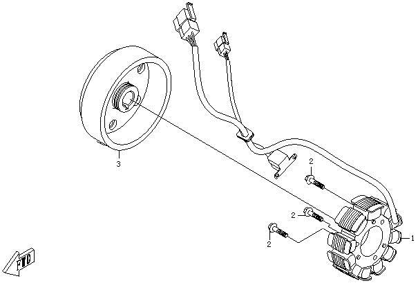 Magnet / stator / CFMOTO 500