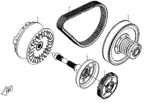 CVT System / CFMOTO 500