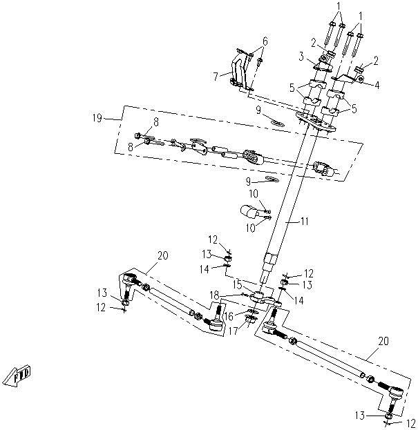 Steering System / CFMOTO 500