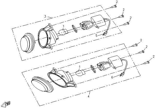 Front Turn Signals / CFMOTO 500