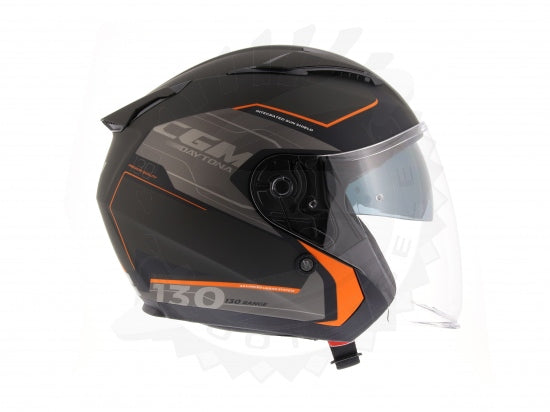 black orange motorcycle helmet daytona CGM DAYTONA ORANGE – XWAY