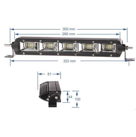 LED BAR 11'' (28cm) - 50W