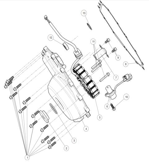 Levi pokrov ohišja agregata