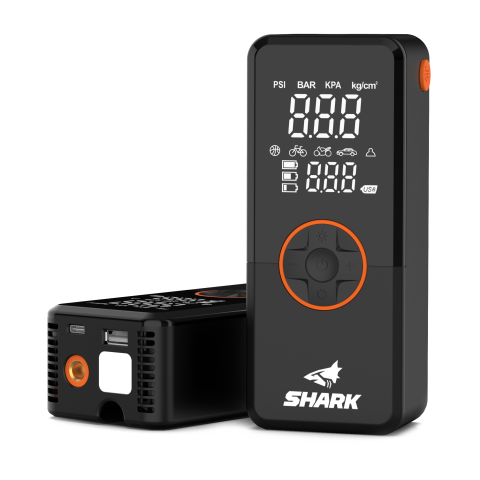 SHARK BP-150 - Električni kompresor na baterijo z zaslonom